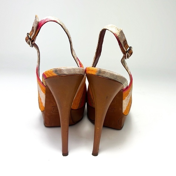 Missoni Crisscross Peek Toe Heels - Picture 4 of 5